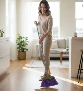 Escoba Abanico Maxi Escobas Ideal – Cobertura amplia de barrido