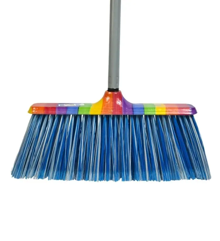 Escoba Arcoíris Marca Ideal – Limpieza Eficiente y Alegre