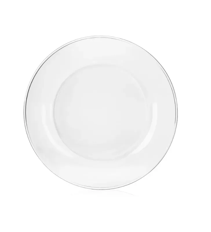 Plato Extendido Crisa #5844 – 10.6″ (26.5 cm) Vidrio Transparente