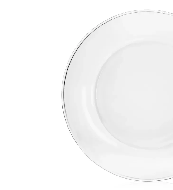 Plato Extendido Crisa #5844 – 10.6″ (26.5 cm) Vidrio Transparente
