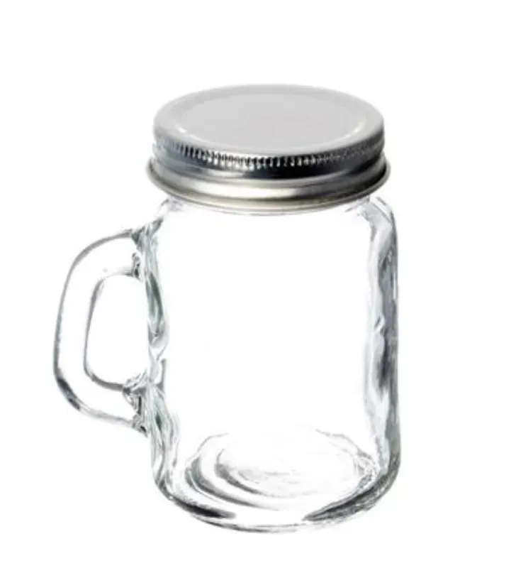 Frasco Mason Jar Mini Vittori 100 ml con Asa – Modelo 1404