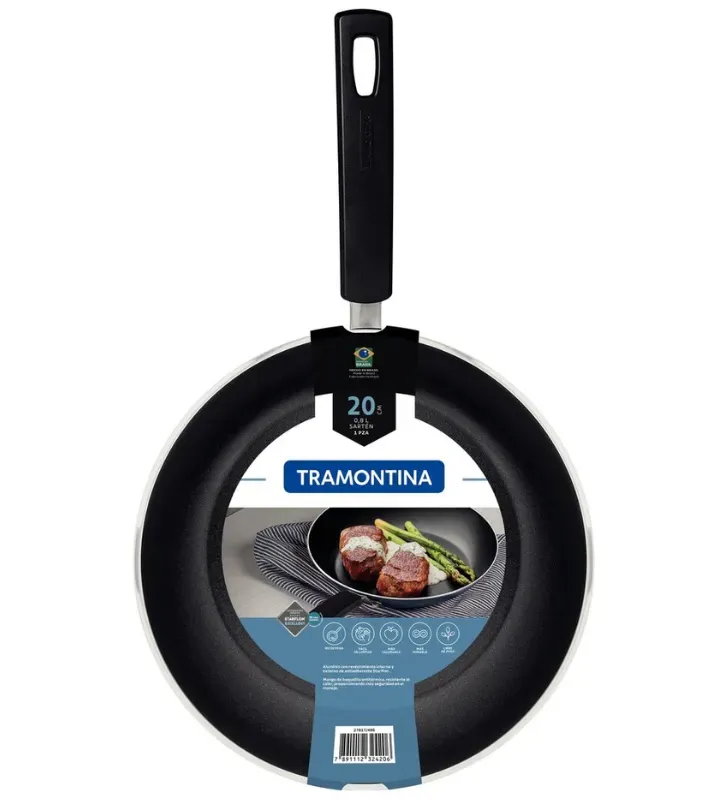 Sartén Sicilia Tramontina 20 cm – Antiadherente y Ergonómica