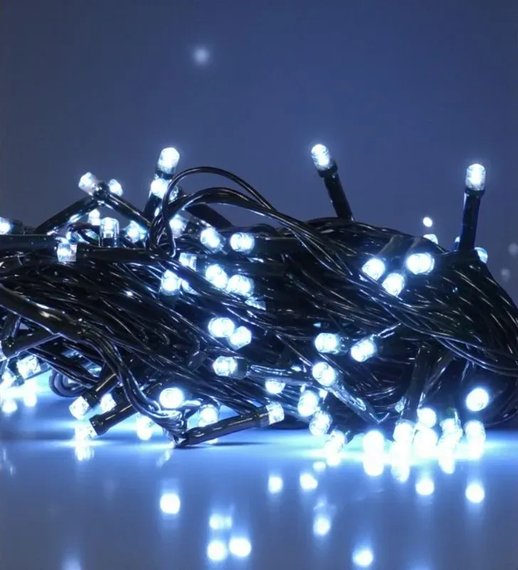 Luz musical blanca Navicolors L562229 – 140 LEDs cable verde