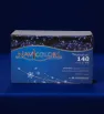 Luz musical azul Navicolors L562230 – 140 LEDs Cable Azul para Árbol de Navidad
