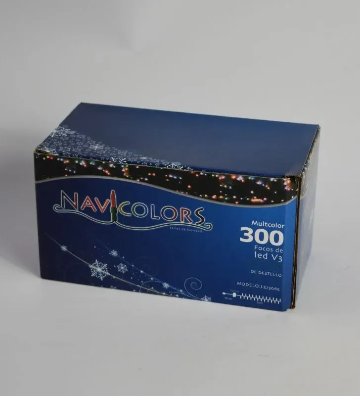 Series Navideñas Navicolors L573065 – 300 LED Multicolor Cable Verde