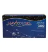 Luz Cascada Navicolors L554489 – 300 LEDs Luz Cálida para Decoración Navideña