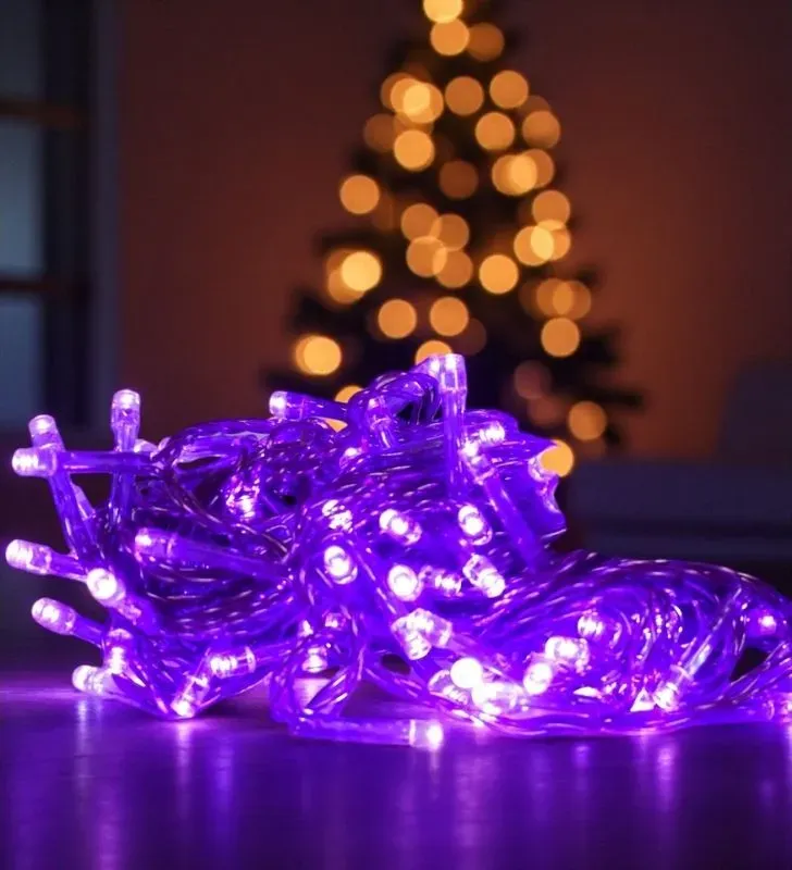 L562276 LUZ 100 LED MORADA C MORADO