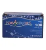 Luz Navicolors L554442 – 100 LEDs Azul Cable Azul para Decoración Navideña