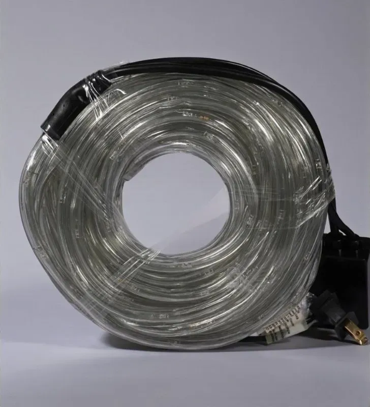 Manguera LED Navicolors L562290 – 10 m Luz Morada Cable Transparente para Decoración Navideña