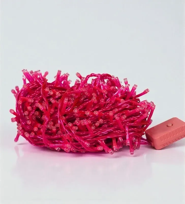 Serie de Luces LED Rosa Navicolors L562214 – 500 Focos, 25m, 8 Modos