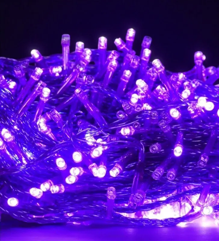 Serie de Luces LED Morada Navicolors L562215 – 500 Focos, 25m, 8 Modos