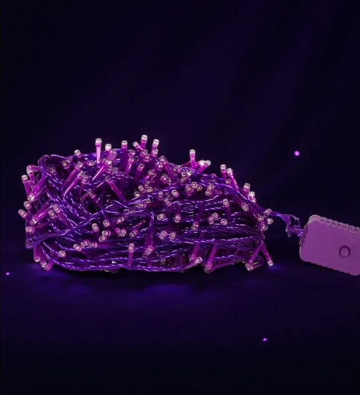 Serie de Luces LED Morada Navicolors L562215 – 500 Focos, 25m, 8 Modos