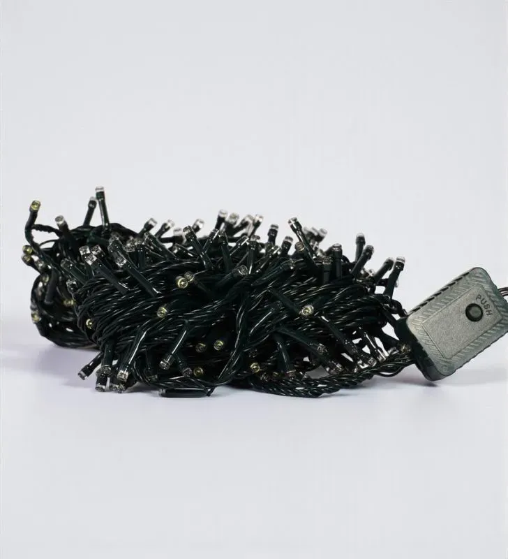 Serie LED 400 Focos Blanca Cable Verde Navicolors – L562299