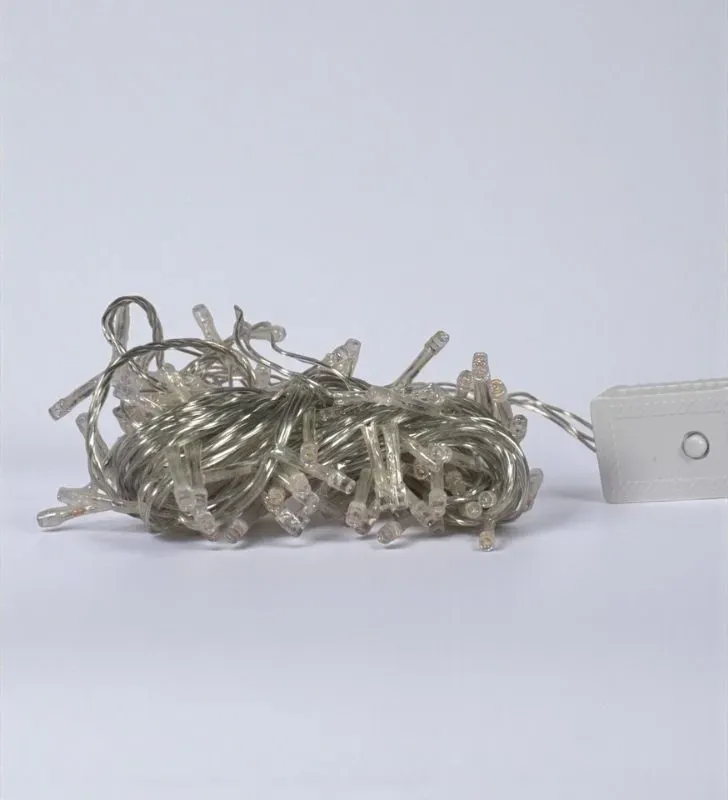 Serie LED 100 Focos Multicolor Cable Transparente Navicolors L554439