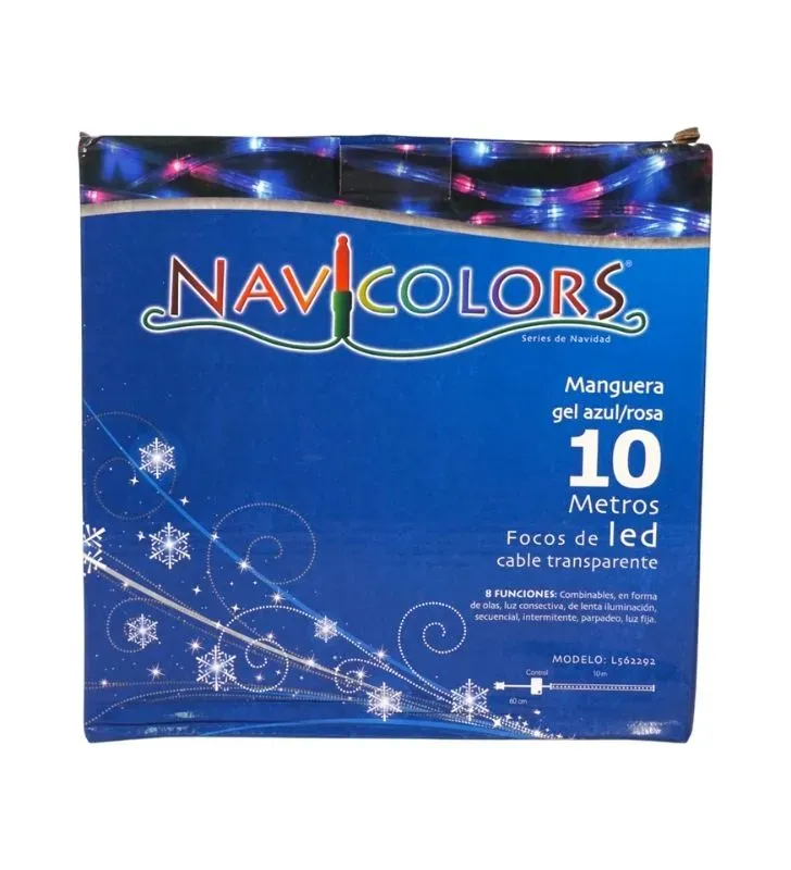 Manguera LED Gel Azul/Rosa Navicolors L562292 – 10 m