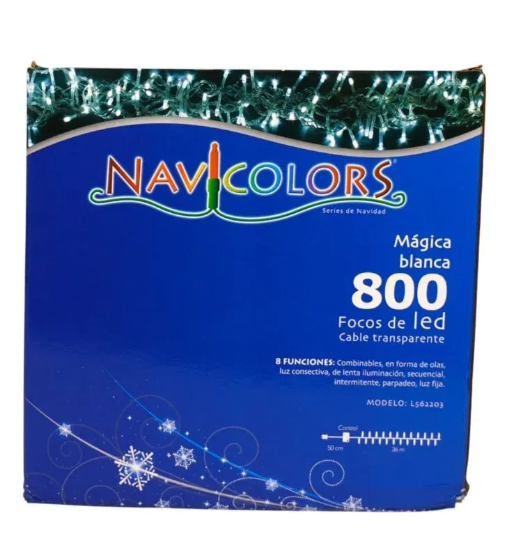 Serie LED 800 Focos Blanca Navicolors L562203 – 36 m