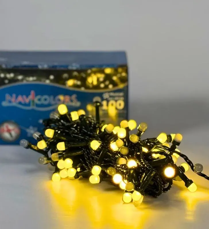 Serie Musical 100 LED Luz Cálida Navicolors L562363 – Función Musical