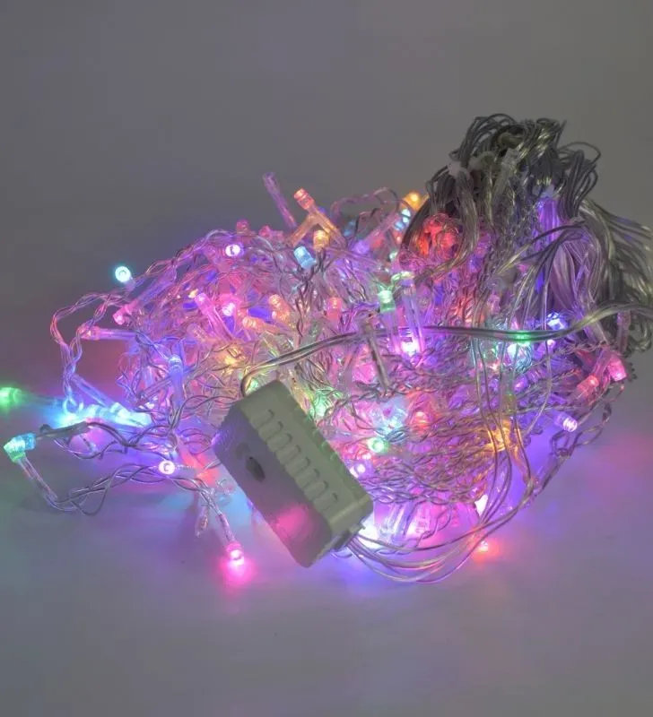 Navicolors L552642 – 300 LED “Cascada Mágica” Multicolor Cable Transparente