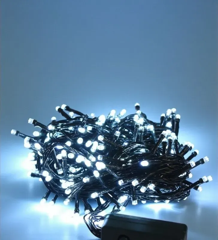 Serie musical Navicolors L573090 – 300 LED Luz Blanca Cable Verde