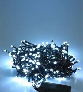 Serie musical Navicolors L573090 – 300 LED Luz Blanca Cable Verde