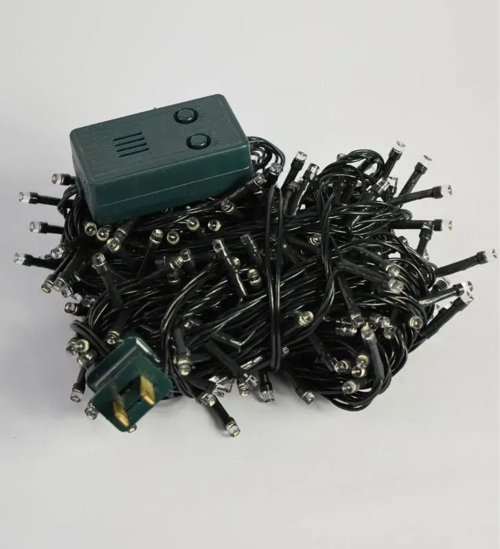 Serie musical Navicolors L573090 – 300 LED Luz Blanca Cable Verde