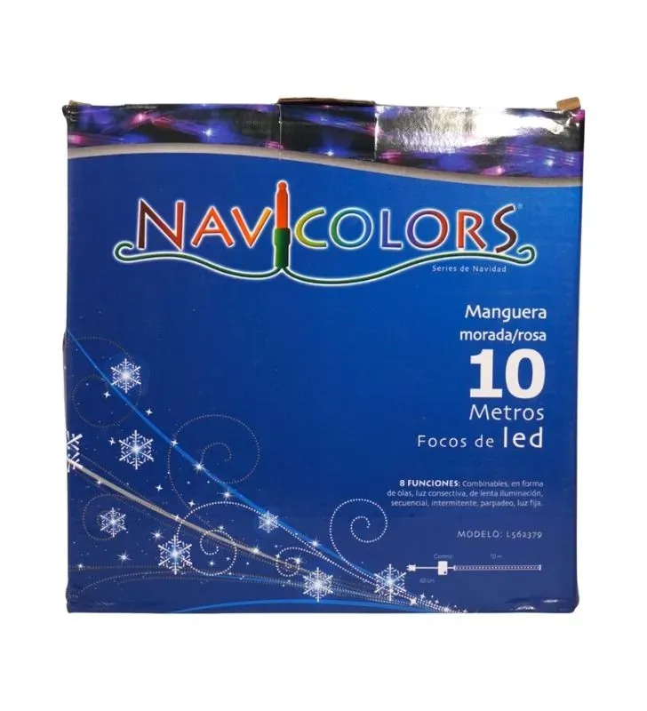 Navicolors L562379 – Manguera LED 10 m Morada/Rosa