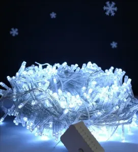 Navicolors L554487 – 600 LED Luz Blanca Cable Transparente