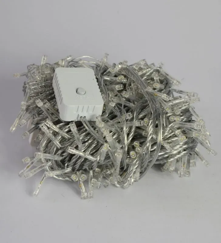 Serie Navideña Navicolors L562312 – 400 LED Luz Cálida Cable Transparente