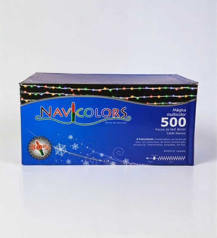 Navicolors L564005 – 500 LED Multicolor Cable Blanco