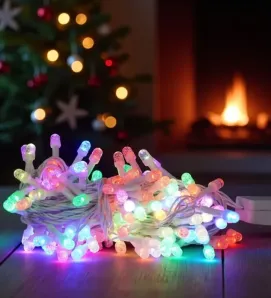 Serie Tricolor Navicolors L573099 – 100 LED Tricolor Cable Blanco