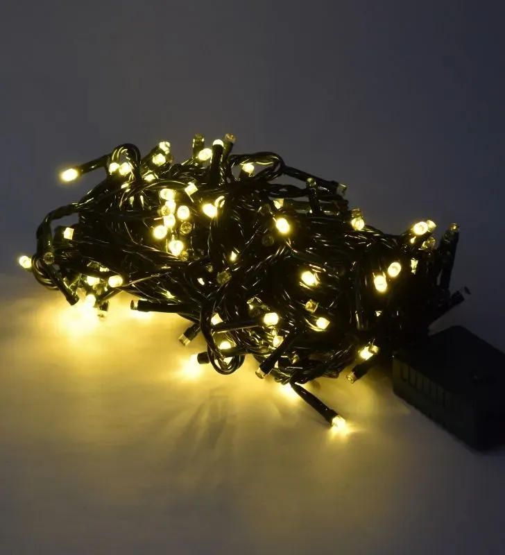 Serie Navideña Navicolors L564014 – 200 LED Luz Cálida Cable Verde