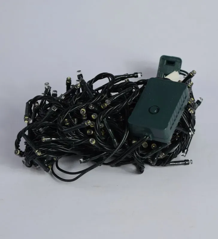 Serie Navideña Navicolors L564014 – 200 LED Luz Cálida Cable Verde