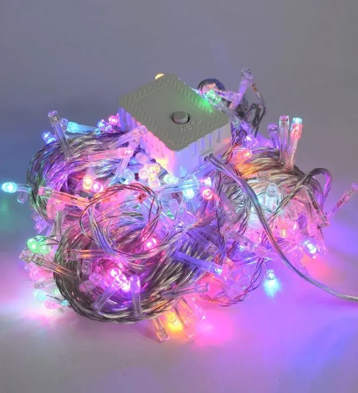 Serie Navideña Navicolors L564007 – 300 LED Multicolor Cable Transparente