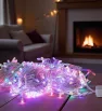 Serie Multicolor Navicolors L564016 – Serie de Luces LED 400 focos Multicolor Cable Transparente 18 m