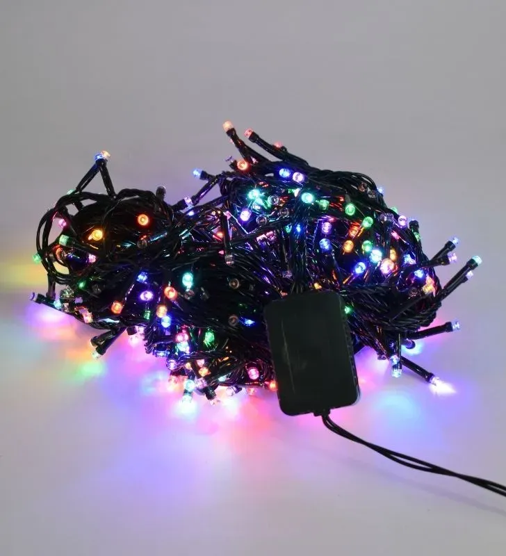 Serie Multicolor Navicolors L564017 – Serie de Luces LED 400 Focos Multicolor Cable Verde