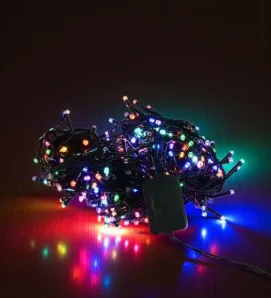 Serie Multicolor Navicolors L564017 – Serie de Luces LED 400 Focos Multicolor Cable Verde