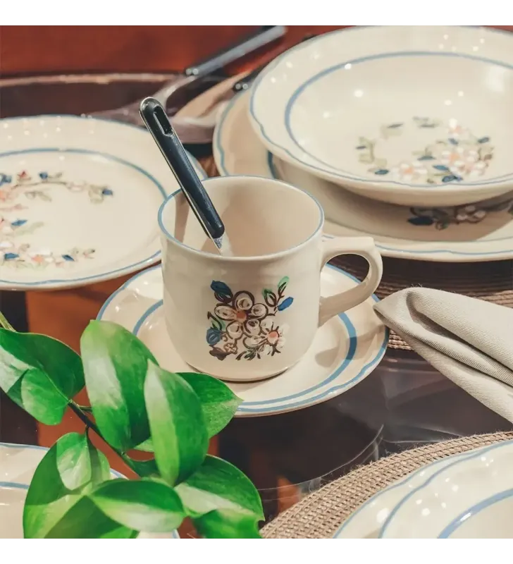 Taza Decorativa Santa Anita Victoria – Elegante y Resistente