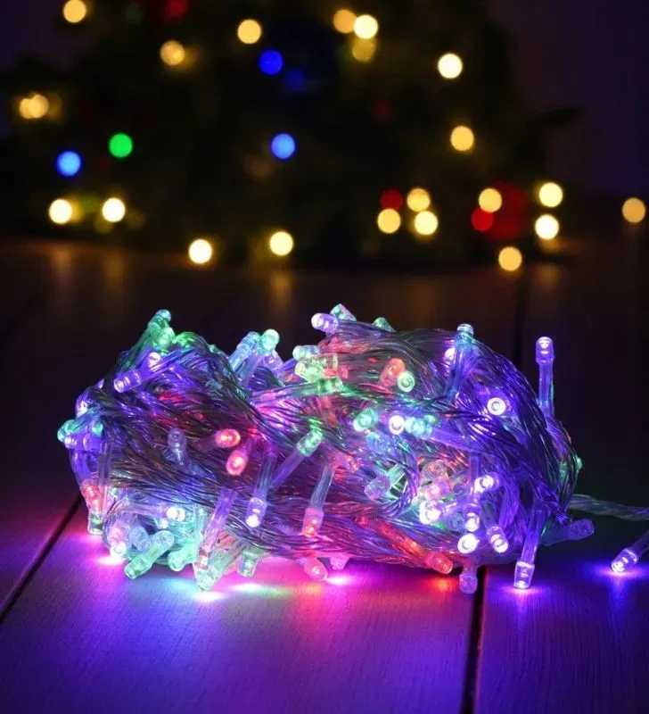 Serie Multicolor Navicolors L564012 – Serie LED 200 Focos Multicolor Cable Transparente