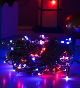 Serie Navideña Navicolors L564013 – Serie de Luces LED 200 Focos Multicolor Cable Verde