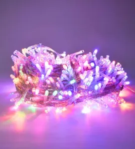 Serie Navideña Navicolors 500 L LED Magica Multicolor Cable Transparente