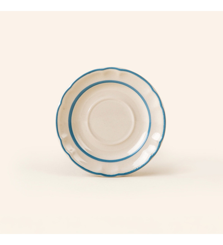 Plato para Taza Decorado con Victoria | Elegancia para tu Té o Café-SANTA ANITA