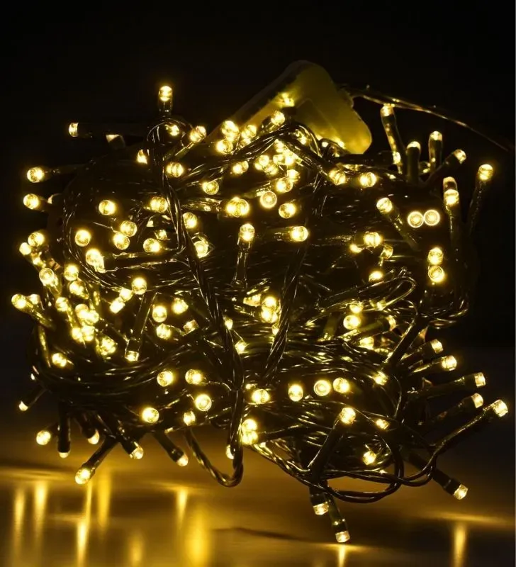 Serie Navideña Navicolors Serie 300 L LED Luz Cálida Cable Verde