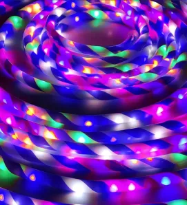 Serie de Luces Manguera Caramelo Blanco-Azul 10 m Navicolors