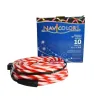 Manguera LED Tipo Caramelo Roja/Blanca 10 m Navicolors