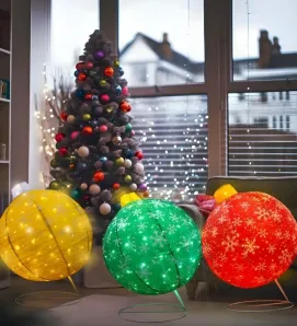 Esfera Gigante Navicolors Roja 77 cm – 100 Luces LED