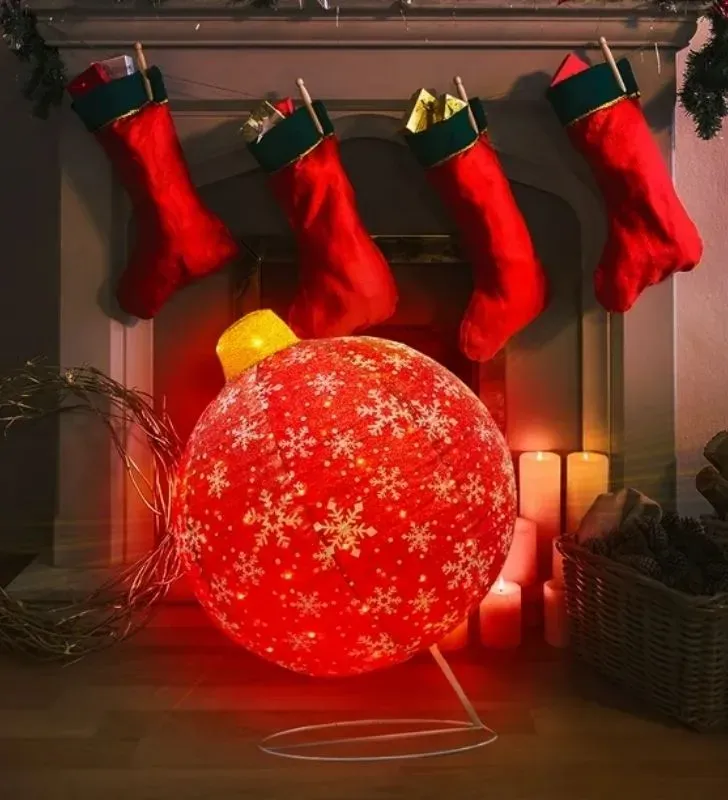 Esfera Gigante Navicolors Roja 77 cm – 100 Luces LED