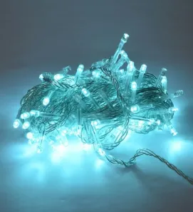 Serie Navideña Musical 140 LED Azul-Cian 6.8 m – Navicolors