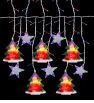 Serie con Colgantes Navideños Navicolors Cortina LED Multicolor 100 Focos L573159 – 3 m