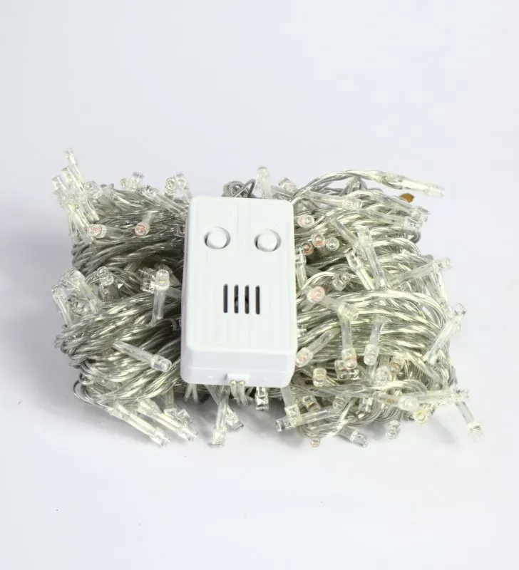 Serie Musical Navicolors L582416 – Serie LED Musical 300 Focos Multicolor Cable Transparente para Navidad