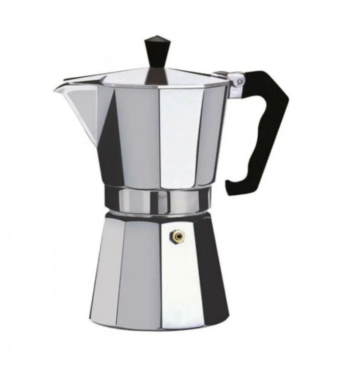 Cafetera italiana para 2 tazas CAFFE RAPID, aluminio 99,5 - funciona - años  60-70